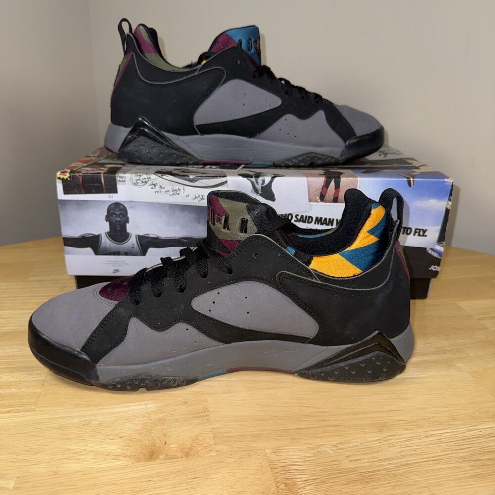 RARE Air Jordan 7 Retro Low ‘Bordeaux’ Size 9.5 With Original Box - Picture 3 of 11